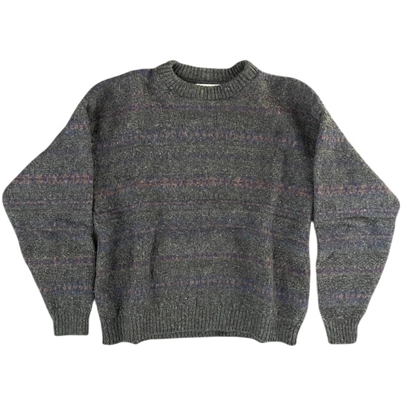 Vintage Eddie Bauer Wool Blend Sweater Men’s Large Made in USA, Heathered knit - Picture 5 of 5